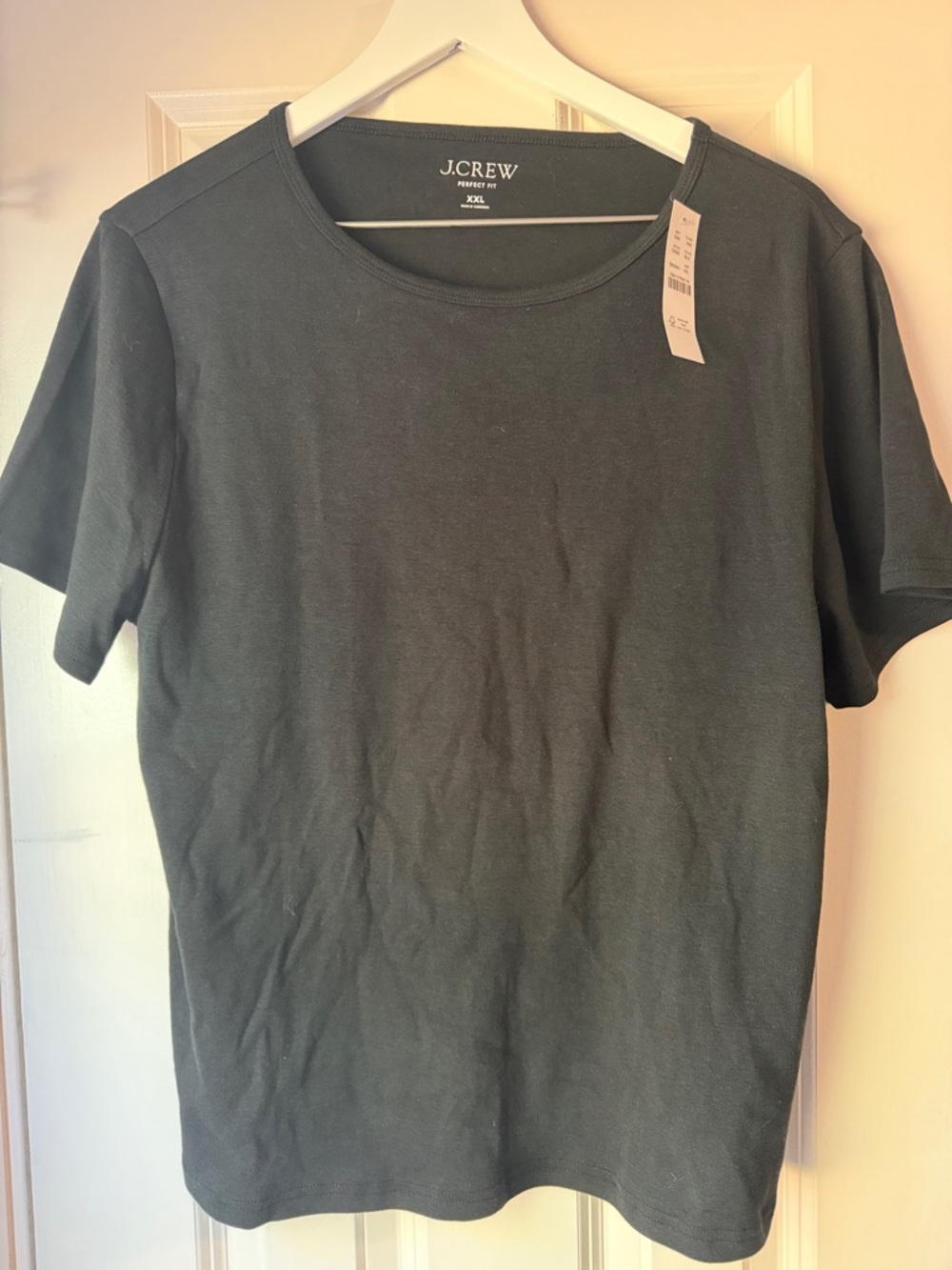 J.Crew Women's Short-Sleeve Crewneck Tee in Deep Green